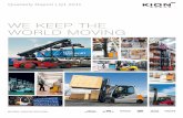 Quarterly Report | Q1 2011€¦ · This report should be read in conjunction with the 2010 Annual Financial Statements of KION Holding 1 GmbH available on our website. This report
