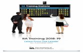 IIA Training 2018-19 Documents/IIA... · Training Solutions consultants will deliver a training program based on your organization’s priorities, the needs of your staff, and the