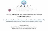 CPES Initiative on Sustainable Buildings and Nanogrids · CPES Initiative on Sustainable Buildings and Nanogrids Bradley Department of Electrical and Computer Engineerung College