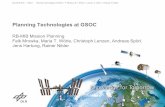 Planning Technologies at GSOC - DLR Portal · Planning Technologies at GSOC RB-MIB Mission Planning ... Content -Introduction - LEOP support - Routine operations - Swath preview and