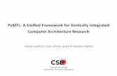 PyMTL:'A'Uniﬁed'Framework'for'Ver8cally'Integrated' …cbatten/pdfs/lockhart-pymtl-slides...Cornell'University' Computer'Systems'Laboratory' PyMTL:'A'Uniﬁed'Framework'for'Ver8cally'Integrated'