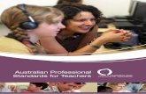 QCT Australian Professional Standards for Teachers · 2019-03-15 · 2 Australian Professional Standards for Teachers The Crucial Role of the Teacher Teachers share a significant