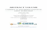 CAHMDA VI and HEPEX-DAFOH III Joint WorkshopABSTRACT VOLUME CAHMDA VI AND HEPEX-DAFOH III JOINT WORKSHOP Austin, Texas, USA 8–12 September 2014 Edited by Zong-Liang Yang (Workshop