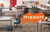 Maxon Furniture Inc. Brand Guidelines · the logo. Clear space surrounding the logo should equal the height of the logo. There should be at least ¼” of clear space between the