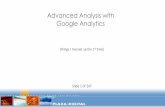 Advanced Analysis with Google Analytics...GA –Google Analytics GTM –Google Tag Manager GDS –Google Data Studio CPC –Cost per click CVR –conversion rate RPC –revenue per