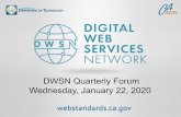 DWSN Quarterly Forum Wednesday, January 22, 2020Jan 03, 2020  · Google Analytics (GA) State Website Standards SAM 5190.1 7. Analytics: Agencies/state entities must ... Tracking Events