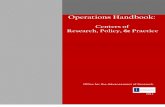10/2/20092009 Operations Handbookjohnjay.jjay.cuny.edu/files/new_changes_OPERATIONS... · 2015-01-09 · 10/2/20092009 Operations Handbook: Centers of Research, Policy, & Practice