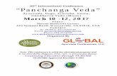 20th International Conference “Panchanga Veda” · classically trained Ayurveda M.D. from Mumbai University, India. She has been practicing ayurveda for more than a decade and