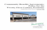 Community Benefits Agreements: Policy for the Twenty-First ......Community Benefits Agreements: Policy for the Twenty-First Century Economy 5 COMMUNITY BENEFITS AGREEMENTS AS A TOOL