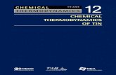 Chemical Thermodynamics of Tin - Volume 12Vol. 9. Chemical Thermodynamics of complexes and compounds of U, Np, Pu, Am, Tc, Zr, Ni and Se with selected organic ligands, OECD Nuclear