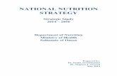 NATIONAL NUTRITION STRATEGYextwprlegs1.fao.org/docs/pdf/oma158605.pdfwomen’s nutrition throughout the life-cycle, making it a regional model of health and well being. The Goals that