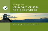 Strategic Plan VERMONT CENTER FOR ECOSTUDIES · Migratory birds represent a living link that connects northern breeding habitats with southern wintering grounds. Conserving them requires