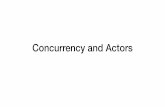 Concurrency and Actors - fury.cse.buffalo.edu•The Akka library • Add to pom.xml and install • Akka uses actors for concurrency • We create and instantiate actor classes and