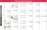 August Fitness Class Schedule - Verrado · or chair). To include several styles of meditation to try. Mantras and mudras will be explained as well $5 per person. PRE-REGISTRATION