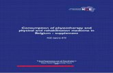 Consumption of physiotherapy and physical and ... · Consumption of physiotherapy and physical and rehabilitation medicine in Belgium - appendices KCE reports 87S AGNÈS LECLERCQ,