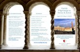 Family Pilgrimage to Rome & Assisi PAYMENT · 2019-11-20 · Rome & Assisi ACCOMODATIONS asa anto pirito, Borgo Santo Spirito, 41 - 00193 Roma hone: 011 39 06 68130574 A : 10 and