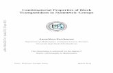 Combinatorial Properties of Block Transpositions in ... · Labbate for introducing me to the study of graph theory. Marien and Domenico have been ... who started with me the studying