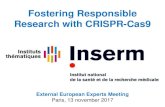 Fostering Responsible Research with CRISPR-Cas9montoliu/CRISPR/ethics/CRISPR... · RNA and, to a lesser extent, on the Cas (different Cas have different properties) •New algorithms