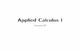Applied Calculus I - math.hawaii.edumath.hawaii.edu/~yury/spring2016/math215/rc/lec29.pdfApplied Calculus I Lecture 29. Integrals of trigonometric functions We shall continue learning