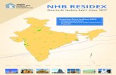 NHB Brochure V3nhb.liasesforas.com/pdf/QuarterlyBooklet_English/... · 2019-04-04 · NHB RESIDEX TECHNICAL ADVISORY COMMITTEE MEMBERS Government of India 1. Ministry of Finance –