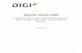 Quick Note 040 - Digi Internationalftp1.digi.com/.../QN_040_SSL_Tunnel_Certificates.pdf · Quick Note 040 Create an SSL Tunnel with Certificates on a ... SSL Server Digi Host ...