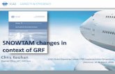 SNOWTAM changes in context of GRF · SNOWTAM changes in context of GRF Chris Keohan Regional Officer, MET, ICAO Paris . General provisions Amendment 39 to Annex 15 arises from: •