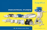 INDUSTRIAL PUMPS - Tapflotapflo.com/en/images/brochures/Industrial_Pumps_brochure...filter press. The design and functionality allows the user a straightforward pressing of slurries.