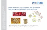 20181203 Gottschald FoodChain-Lab an innovative …...2018/12/03  · FoodChain-Lab –an innovative tool to increase food safety through supply chain analyses Marion Gottschald, Alexander