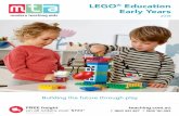 LEGO Education Early Years€¦ · combines standard LEGO bricks and the innovative Tech Machines. Includes 2 x Tech Machines (LEG5002) and 1 x Creative Brick Set (LEG5020). Ages
