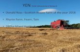 YEN Yield Enhancement Network - Monitor Farms · 2019-03-05 · YEN Yield Enhancement Network •Donald Ross –Scottish Arable Farm of the year 2018 •Rhynie Farm, Fearn, Tain •280ha