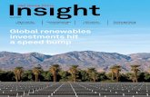 new developments Global renewables investments hit a speed ... · 6 Insight April 2020 Editor’s Note The coronavirus pandemic has rocked global commodity markets, disrupting supply