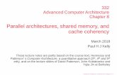 Advanced Computer Architecture Chapter 8phjk/AdvancedComp... · Advanced Computer Architecture Chapter 6.4 Power is the critical constraint Dynamic power vs static leakage Dynamic: