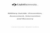 Military Suicide: Prevention, Assessment, …...Military Suicide PAIR Certification Course Light University 2 Welcome to Light University and the “Military Suicide: Prevention, Assessment,