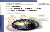 Edited by E. Merian, M.Anke, M.lhnatand M.Stoeppler ...Elements and Their Compounds in the Environment Occurrence, Analysis and Biological Relevance 2nd, completely revised and enlarged