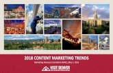 2018 CONTENT MARKETING TRENDS - Cloudinary 2018 CONTENT MARKETING TRENDS Marketing Advisory Committee