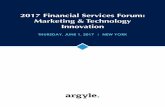 2017 Financial Services Forum: Marketing & Technology Innovation€¦ · 11-10-2017  · 2017 Financial Services Forum: Marketing & Technology Innovation Thursday, June 1, 2017 |