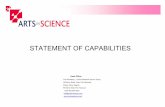 STATEMENT OF CAPABILITIES - Arts In Scienceartsinscience.com/wp-content/uploads/2017/08/ais-Company... · 2017-08-14 · STATEMENT OF CAPABILITIES The Workshop, 7 Chief Shedrack Ihunwo