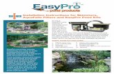 Installation Instructions for Skimmers, AquaFalls Filters ... · PDF file Installation Instructions for Skimmers, AquaFalls Filters and EasyPro Pond Kits EasyPro pond kits include