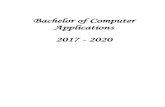 Bachelor of Computer Applications 2017 - 2020 · P.S.G.R KRISHNAMMAL COLLEGE FOR WOMEN Programme & Branch: BCA Bachelor of Computer Applications Scheme of Examination (Applicable