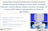 Global High Temperature Refractory Insulation Material ...€¦ · 4. Global High Temperature Refractory Insulation material: Market Product overview 40 5. Global High Temperature