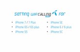 iPhone 7 / 7 Plus iPhone SE iPhone 6S / 6S plus iPhone 6 ... 1. Update iOS to the latest version (9.3)