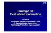 Strategic ST Evaluation/Confirmation - Common Criteria · e-Government security – e-Government handle important information assets. So it must maintain the highest information security