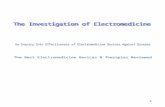 Introduction TO ELECTROMEDICINE  · Web view3 Introduction to Electromedicine. 4 Electromedicine Definition. 5–7 Electromedicine History. 7–8 About Robert Beck. 9–12 About