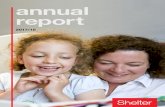 annual report - Home - Shelter England · 2018-12-05 · Shelter's Big Conversation Annual report 2017/18 Annual report 2017/18 Shelter's Big Conversation 118,626 enquiries were answered