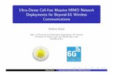 Ultra-Dense Cell-free Massive MIMO Network Deployments for ... · Marzetta, \Cell-free massive MIMO versus small cells," IEEE Transactions on Wireless Communications, vol. 16, no.