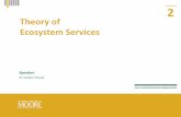 Theory of Ecosystem Services - moore.org...presentation and discussion notes will be used as resource to advance further discussions about ecosystem services. Ecosystem Services Seminar