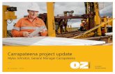 Carrapateena project update - OZ Minerals · 2018-08-29 · Carrapateena project update . 30 AUGUST 2018. ... Province profile ... / OZ Minerals has partnered with Global Maintenance