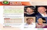 Unit targets 2 Style and fashion appearance personality substance · 2016-03-01 · Topic vocabulary: appearance personality ... In groups, complete the table with the adjectives.