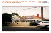 GUIDE TO INSTALLING SOLAR PV FOR HOUSEHOLDS · Guide to installing solar PV for households 7 CITY ZONE RATING SYSTEM DEEMING TOTAL STC TOTAL SIZE PERIOD ENTITLEMENT SUBSIDY ADELAIDE