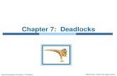 Chapter 7: Deadlockscs.uwindsor.ca/~angom/teaching/cs330/ch7.pdfDeadlocks can occur via system calls, locking, etc. See example box in text page 318 for mutex deadlock Operating System